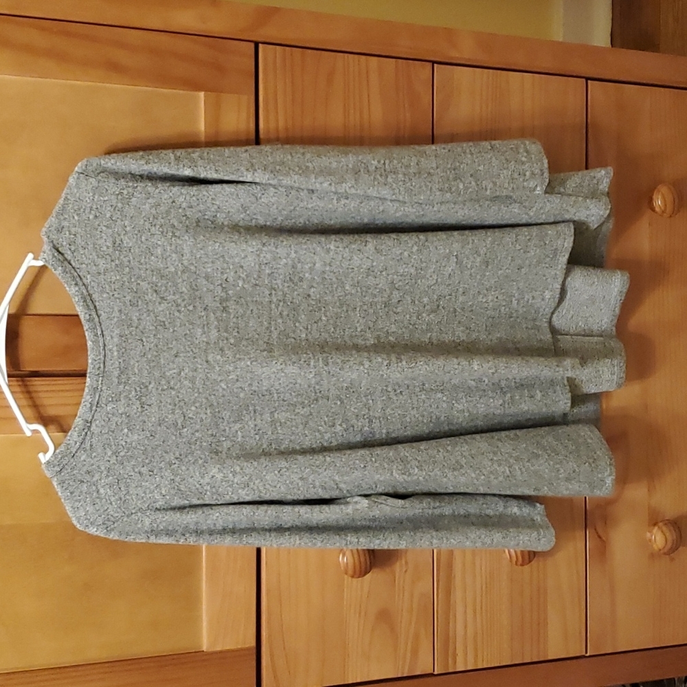 Soft gray sweater